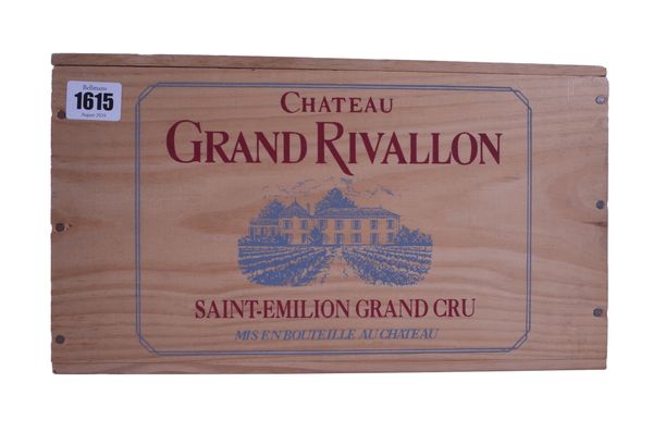 SIX BOTTLES CHÂTEAU GRAND RIVALLON , GRAND CRU CLASSÉ, ST EMILION 1994