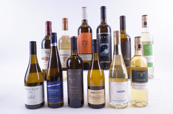 TWELVE BOTTLES CANADIAN WHITE WINE