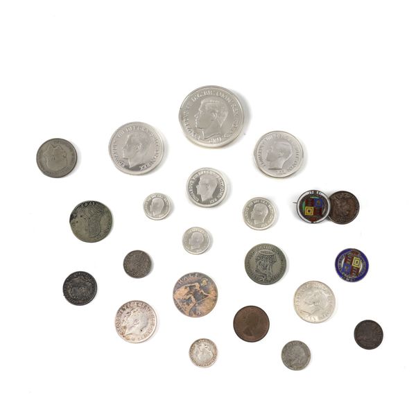 AN EDWARD VIII COIN SET AND FURTHER COINS (QTY)