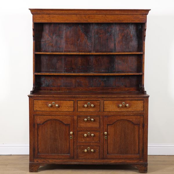 AN 18TH CENTURY OAK DRESSER