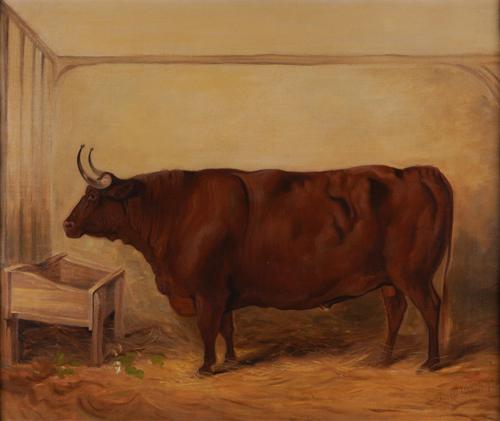 ***HORNS ON BOOKSHELF IN PIC DEPT. PICTURE LEANING UP AGAINST JULIAN'S SIE OF OFFICE*** TYDDESLEY R DAVIS (BRITISH, FL. 1820-1857) (3)