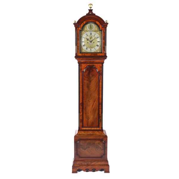 A GEORGE III MAHOGANY LONGCASE CLOCK