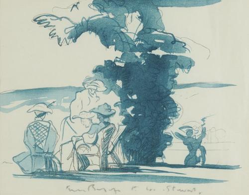 MOKUCHU URUSHIBARA (JAPANESE, 1888-1953), AFTER SIR FRANK BRANGWYN