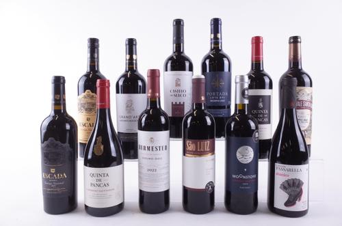 TWELVE BOTTLES PORTUGUESE RED WINE