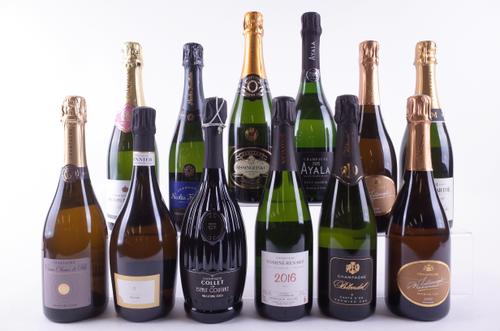 TWELVE BOTTLES CHAMPAGNE