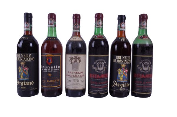 SIX BOTTLES BRUNELLO DI MONTALCINO