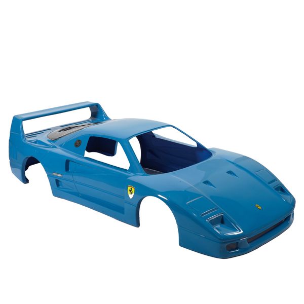 A 1:3 SCALE FERRARI F40 BODYSHELL IN BLUE