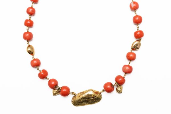 A CORAL NECKLACE