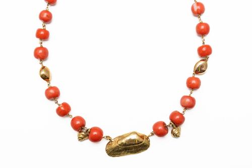A CORAL NECKLACE