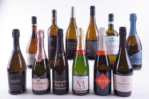 TWELVE BOTTLES VARIOUS SPARKLING AND WHITE WINE