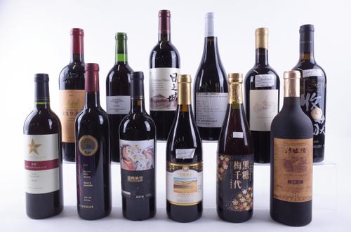 TWELVE BOTTLES VARIOUS ASIAN RED WINE