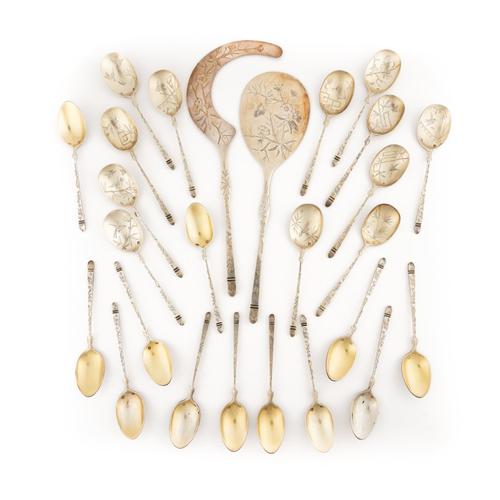 A GROUP OF FRENCH SILVER FLATWARE (26)