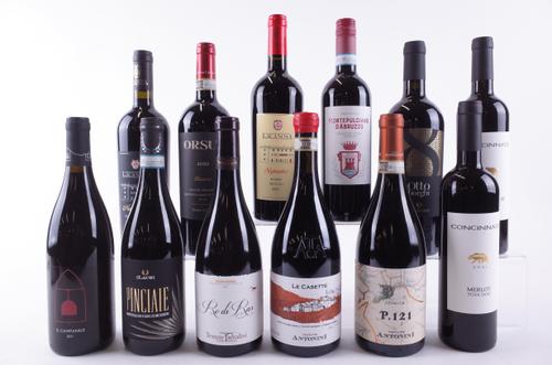 TWELVE BOTTLES ITALIAN RED WINE