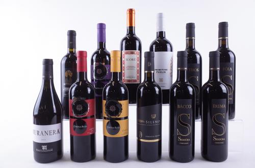 TWELVE BOTTLES ITALIAN RED WINE