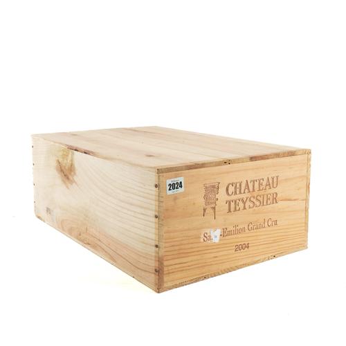 TWELVE BOTTLES CHÂTEAU TEYSSIER SAINT-EMILION GRAND CRU 2004