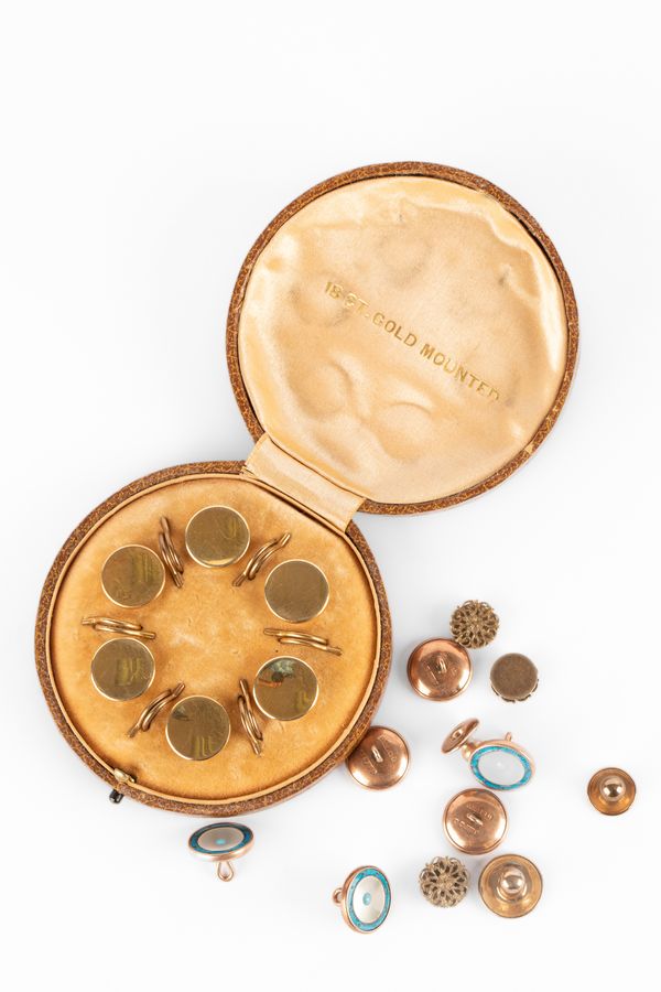 A collection of dress studs