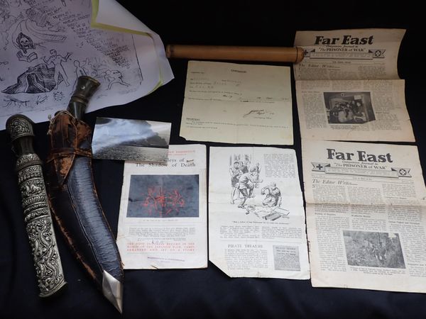 A SMALL QUANTITY OF WWII JAPAN/FAR EAST RELATED ITEMS