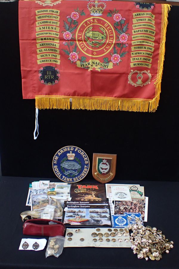 ROYAL TANK REGIMENT: A COLLECTION OF MEMORABILIA