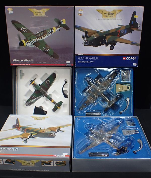 CORGI 'THE AVIATION ARCHIVE' WW2 THE END OF THE WAR IN EUROPE No.AA34905 MESSERSCHMITT Bf109G-6 (SCALE 1:32)