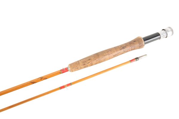 A HARDY PALAKONA TWO PIECE SPLIT CANE FLY ROD