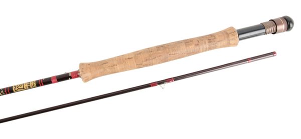 A HARDY GRAPHITE DE-LUXE TWO PIECE FLY ROD