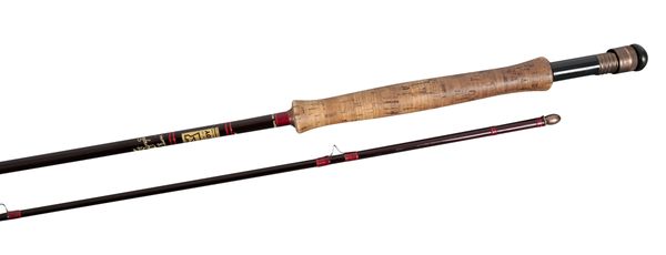 A HARDY "GRAPHITE DELUXE" TWO PIECE FLY ROD