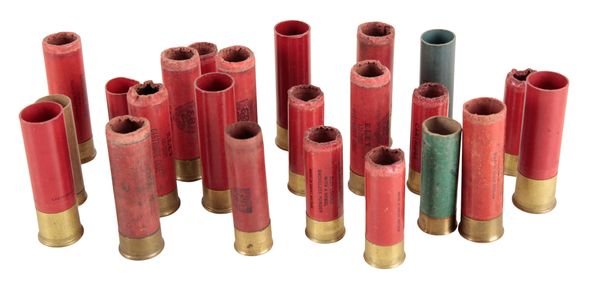 A QUANTITY OF ELEY & KYNOCK PAPER CARTRIDGE CASES