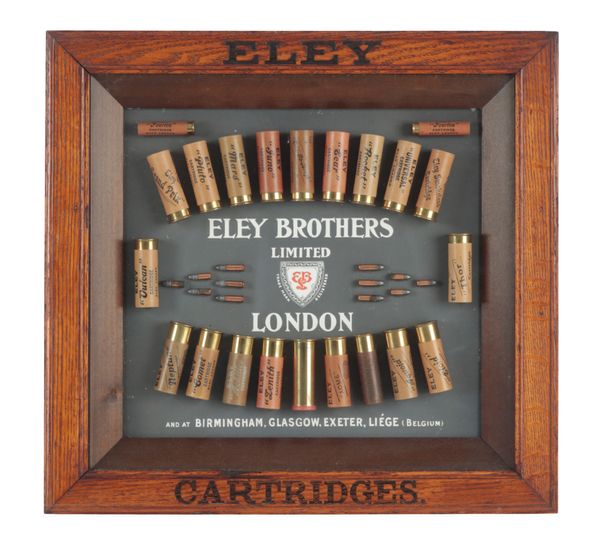 ELEY BROTHERS OF LONDON: A SHOP CARTRIDGE DISPLAY BOARD