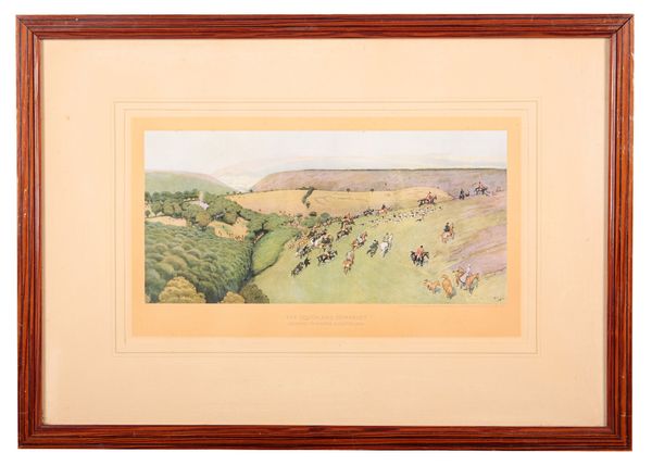 AFTER CECIL ALDIN (1870-1935) 'The Devon and Somerset Looking Towards Cloutsham'
