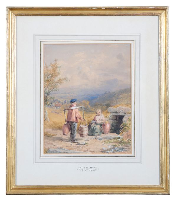 JOHN HENRY MOLE (1814-1886) Two watercolour studies