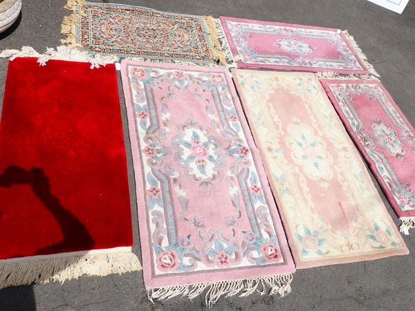 A COLLECTION OF CHINESE AND OTHER RUGS