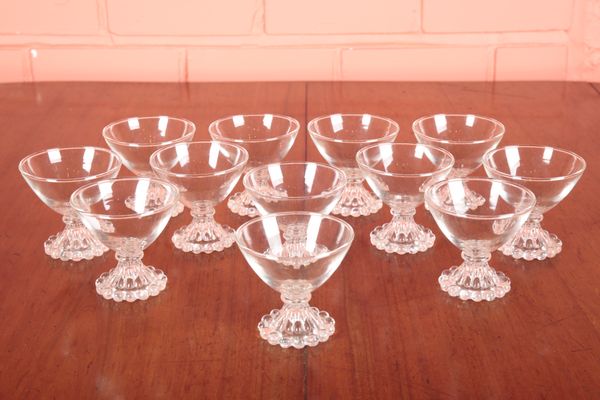 TWELVE MID-20TH CENTURY 'BOOPIE' GLASSES