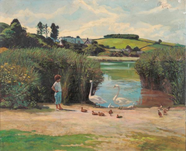 *CLIVE KIDDER (B.1930) 'Slapton Ley, Tarcross, Devonshire'
