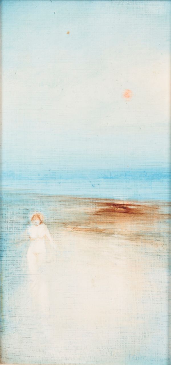 CONTINENTAL SCHOOL, 20TH CENTURY Female nude in a landscape