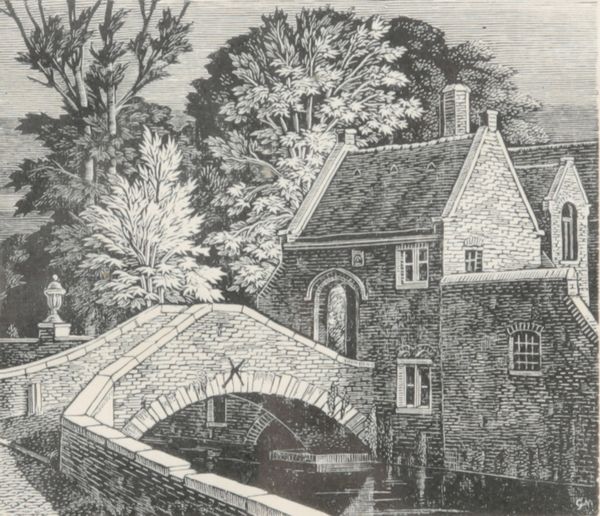 *GEORGE MACKLEY (1900-1983) 'The Bridge of St. Boniface'