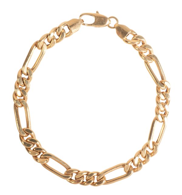 AN 18CT GOLD BRACELET