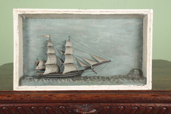 A DIORAMA OF A BRITISH SCHOONER