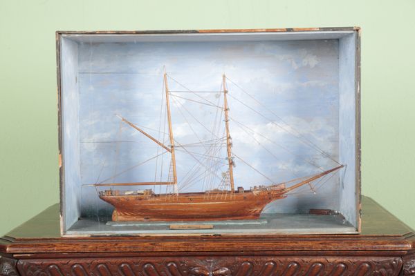 A SCRATCH-BUILT MODEL OF H. M. S. NAUTILUS