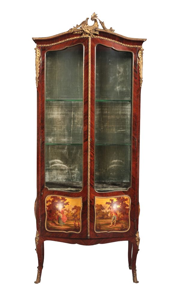 A LOUIS XV STYLE VITRINE