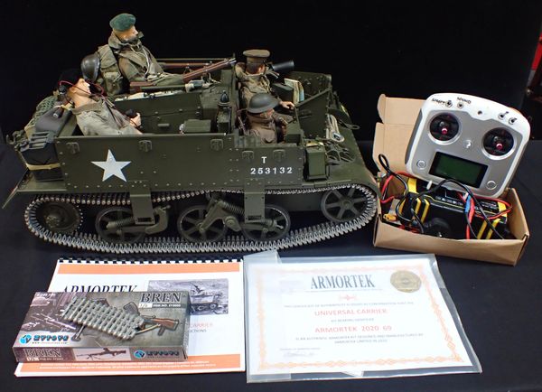 ARMORTEK 2020 METAL 1/6th SCALE MODEL OF A 'UNIVERSAL CARRIER (BREN GUN CARRIER)'