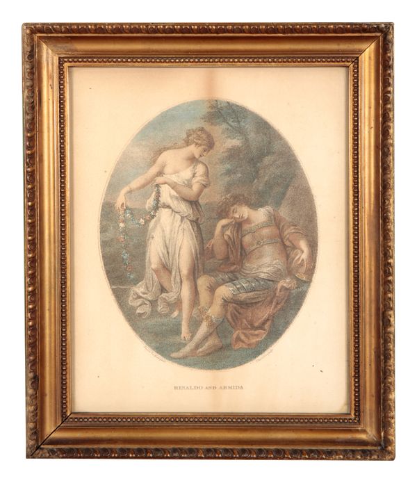 FRANCESCO BARTOLOZZI (1728-1815) AFTER ANGELICA KAUFFMAN (1741-1807) 'Rinaldo and Armida'