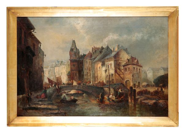 MANNER OF JAN MICHIEL RUYTEN (1813-1881) A Flemish townscape