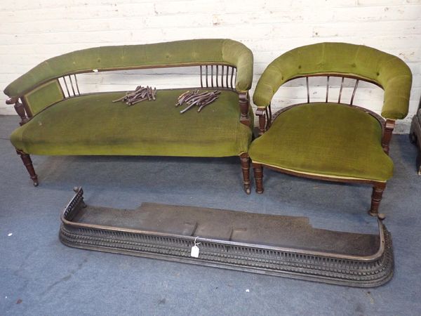 A LATE VICTORIAN AESTHETIC STYLE SOFA