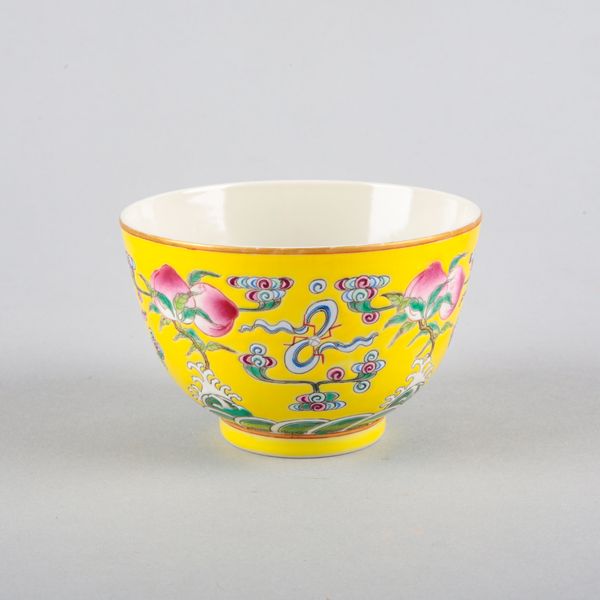 A CHINESE PORCELAIN FAMILLE ROSE BOWL