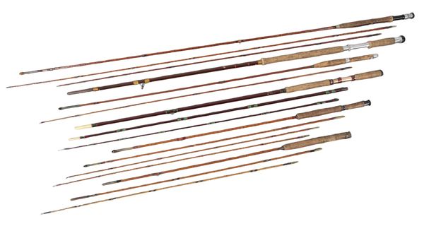 A HARDY "CC DE FRANCE" TWO PIECE FLY ROD