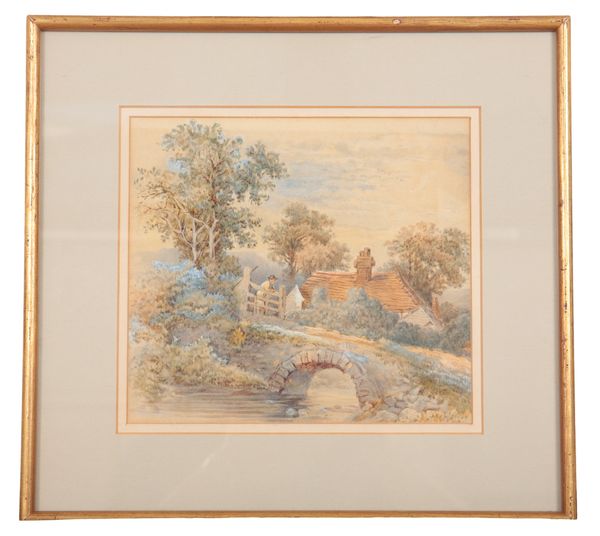 ENGLISH SCHOOL, 19TH CENTURY A country scene