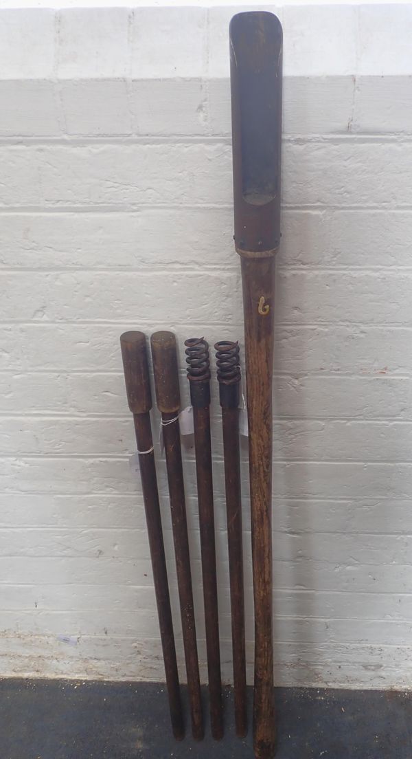 A COLLECTION OF RAMRODS, CLEANING RODS