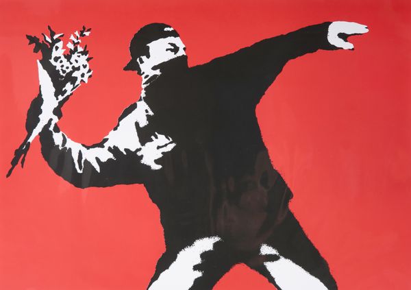 *WEST COUNTRY PRINCE, AFTER BANKSY 'Love is in the Air'