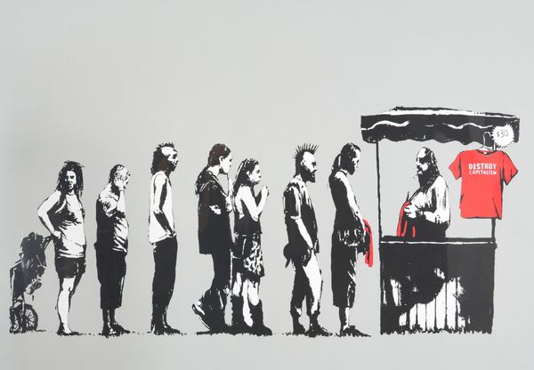 *WEST COUNTRY PRINCE, AFTER BANKSY 'Destroy Capitalism'