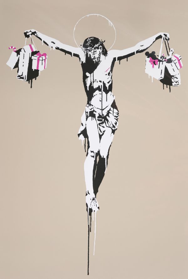 *WEST COUNTRY PRINCE, AFTER BANKSY 'Christ with Shopping Bags'